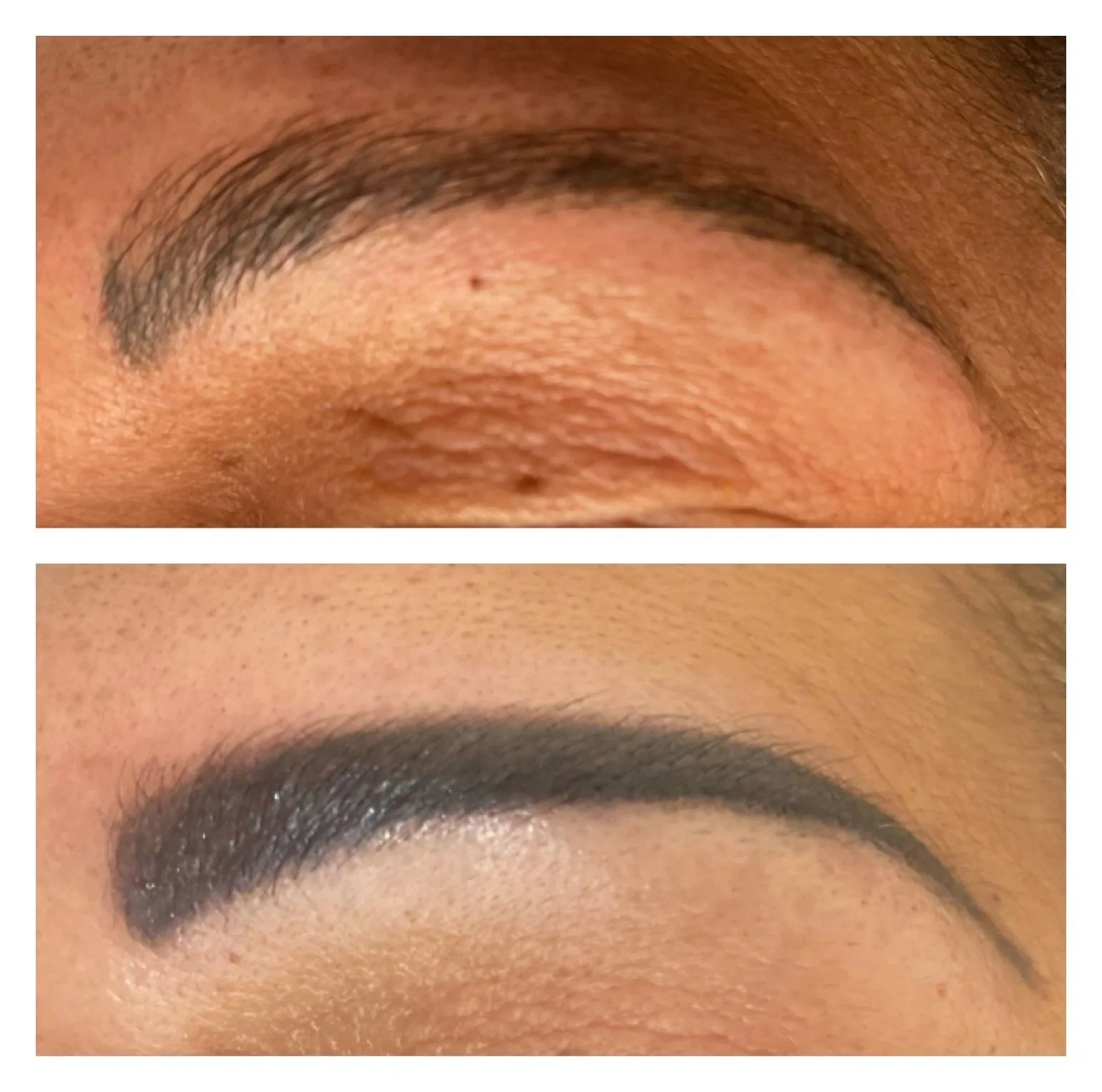 Permanent Make-Up — Brows & Eyeliner — before & after