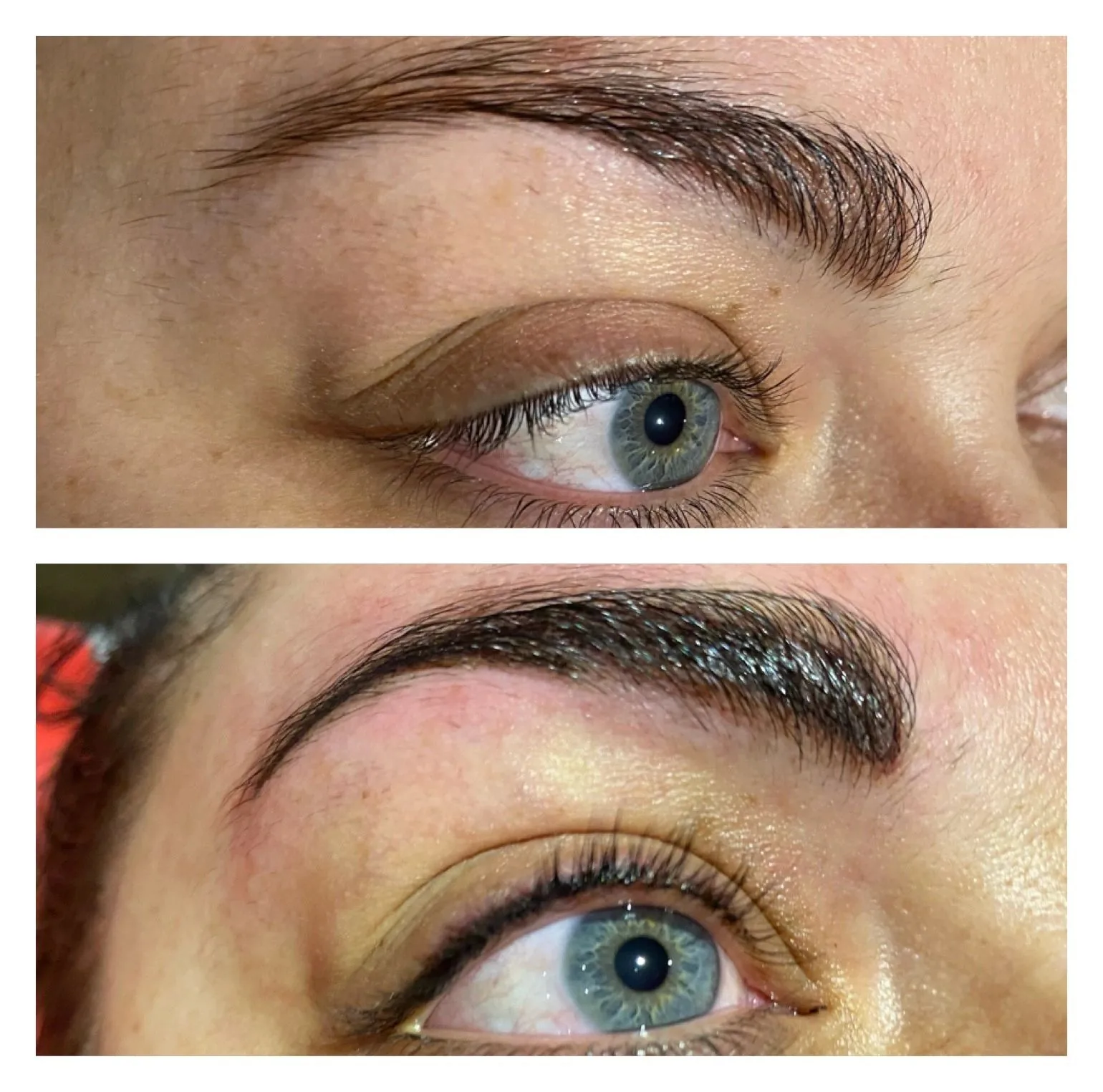 Permanent Make-Up — Brows & Eyeliner — before & after