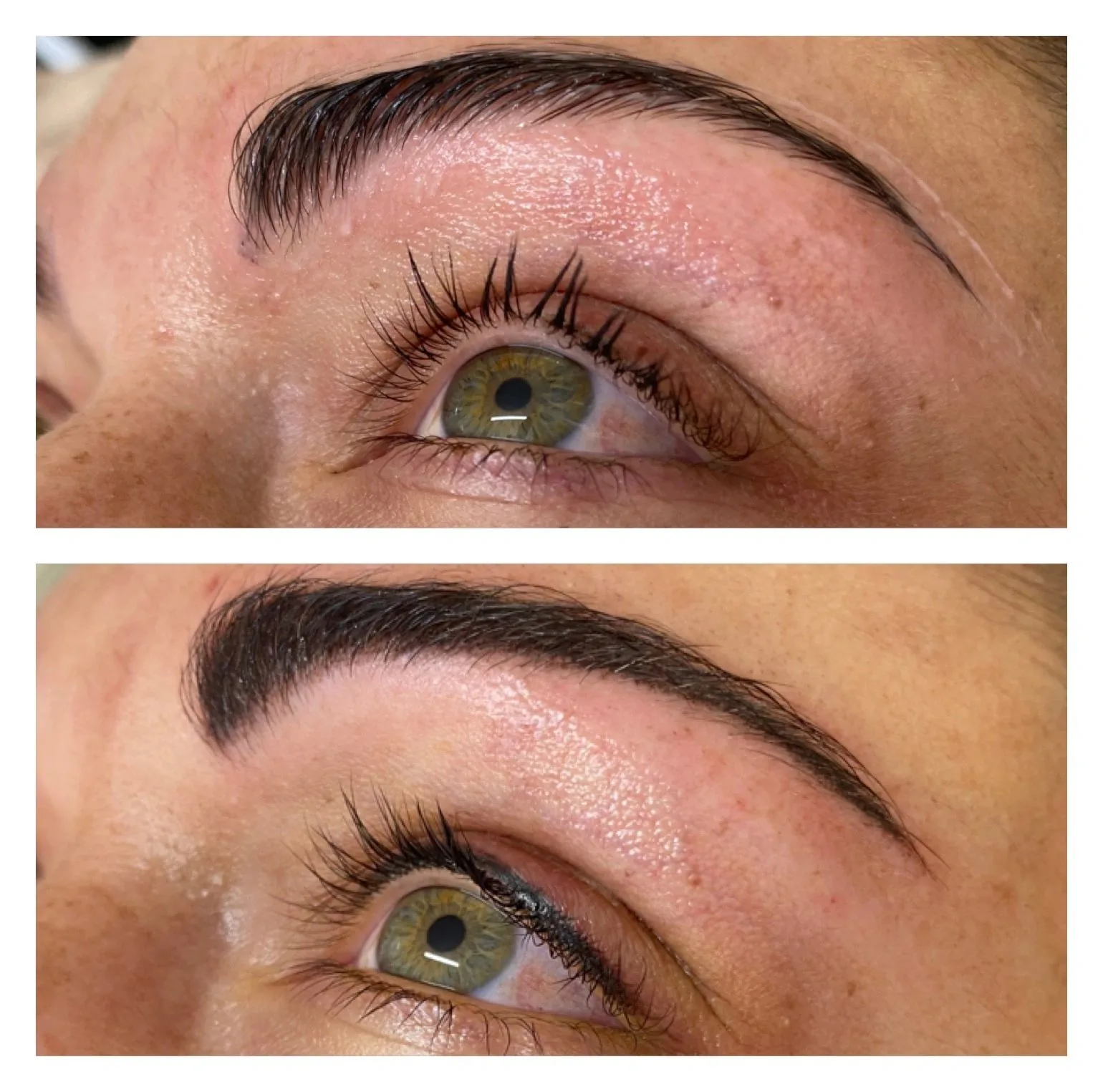 Permanent Make-Up — Brows & Eyeliner — before & after